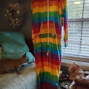 Tipsy Elves 🌈 hoodie jumpsuit Medium